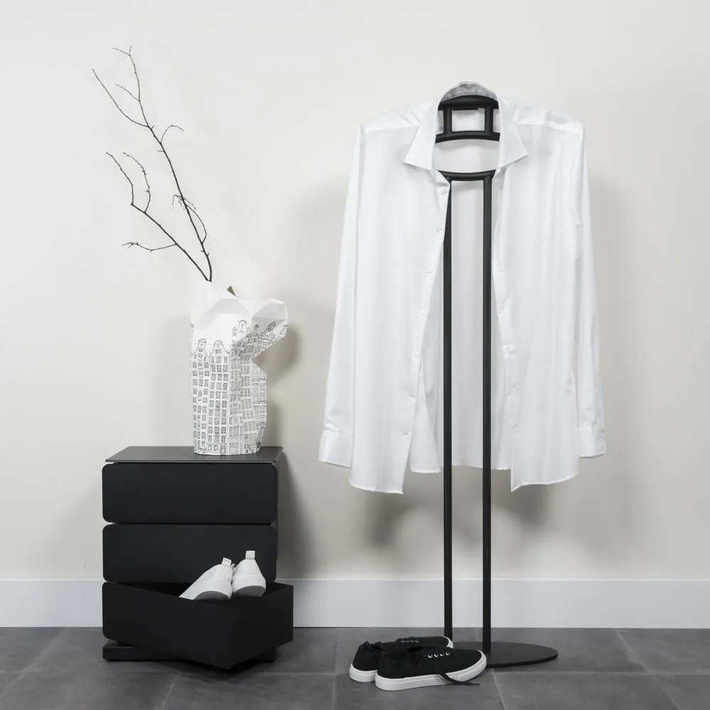 Czarna metalowa komoda 37x45x26 cm Joey – Spinder Design