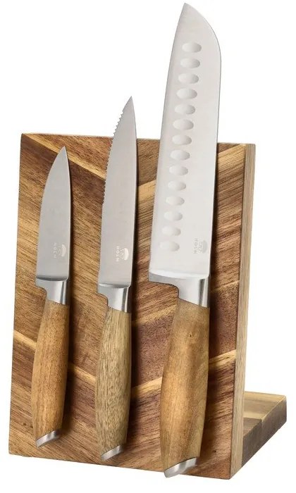 Drewniany magnetyczny stojak na noże – Holm