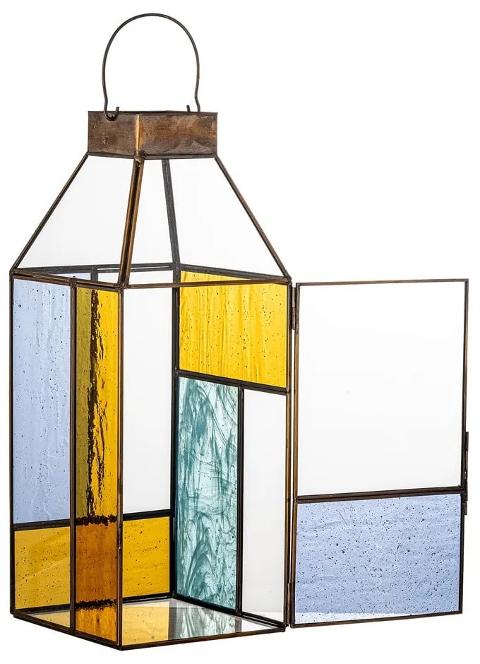 Szklany lampion (wysokość 38 cm) Drew – Bloomingville