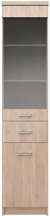 Wysoka witryna dąb sonoma T9-H24