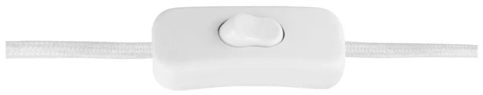 Kinkiet w biało-złotym kolorze Leitmotiv Bonnet, wys. 25 cm