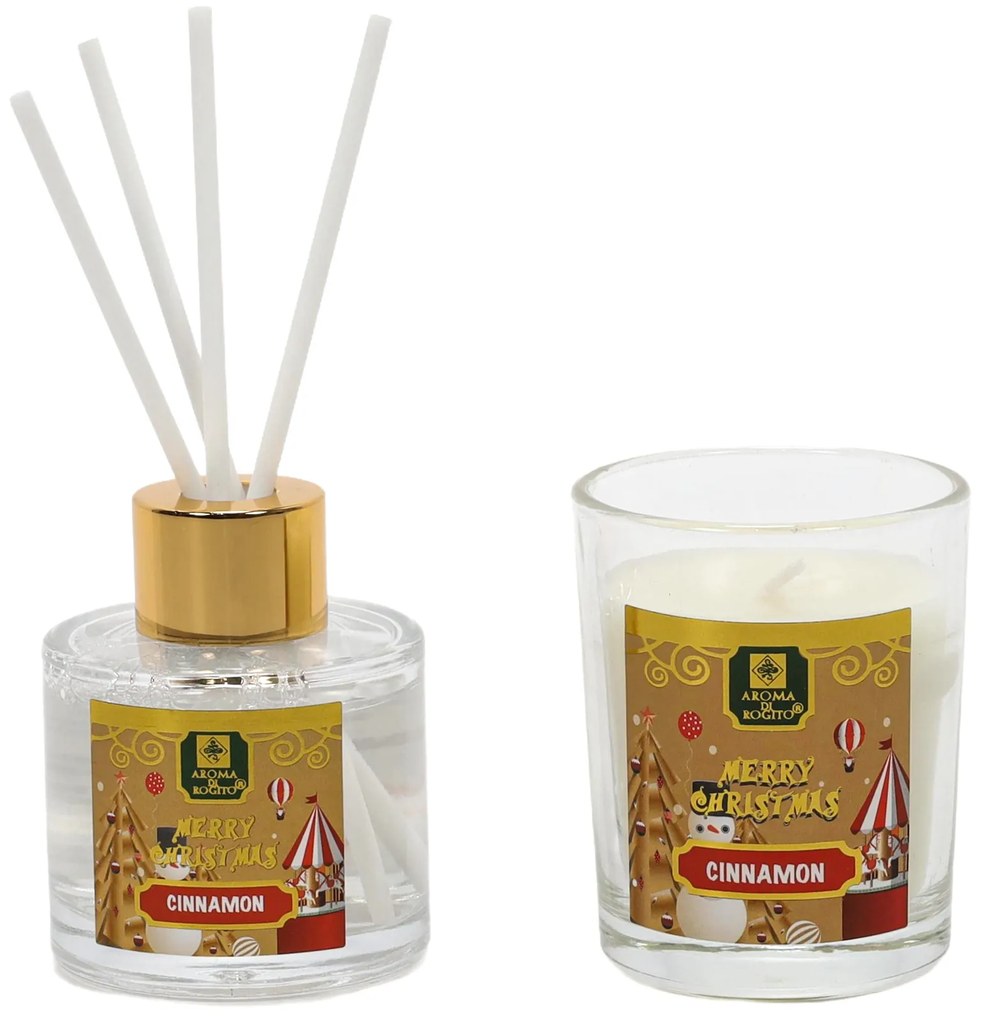Zestaw zapachowy olejek 40 ml + świeczka
