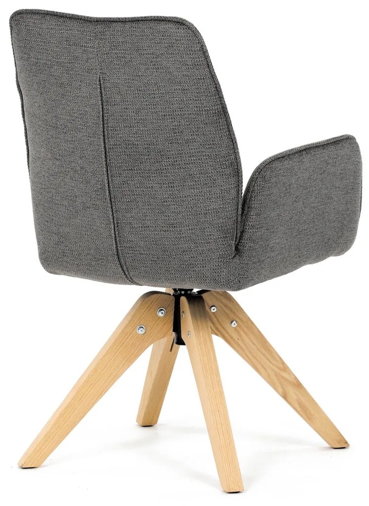 Krzesło do jadalni DCH-C2148 GREY2 z wodoodpornątkaniną