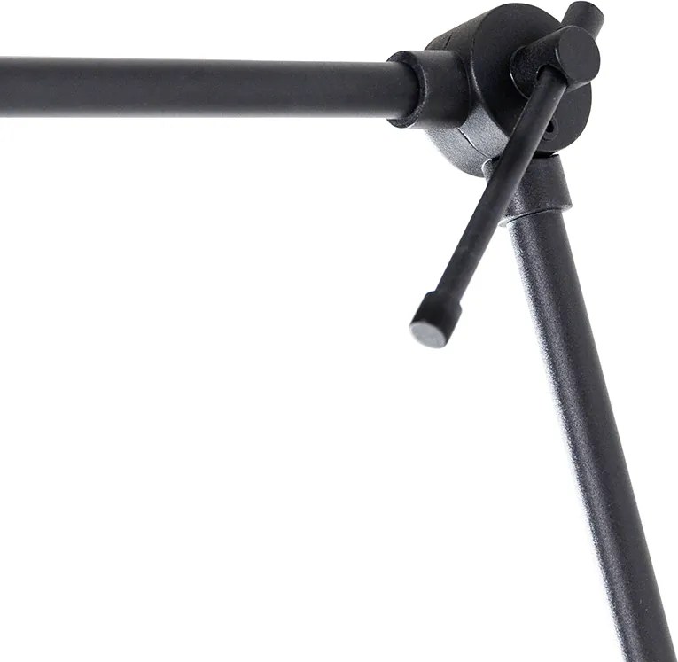 Nowoczesna lampa ścienna czarna regulowana - Blitz