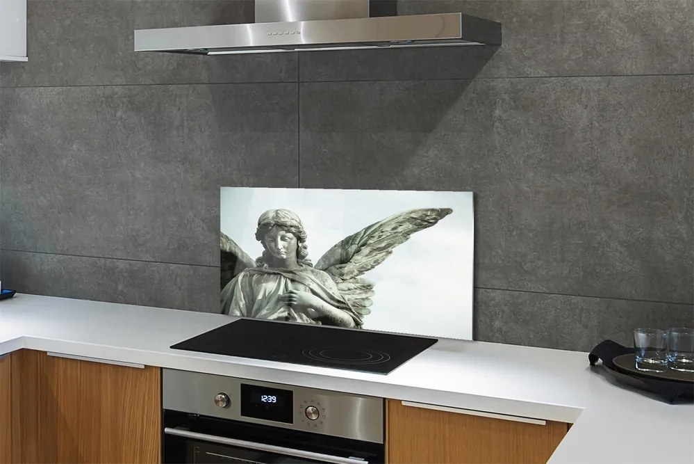 Panel Kuchenny Szklany Figura Anioła