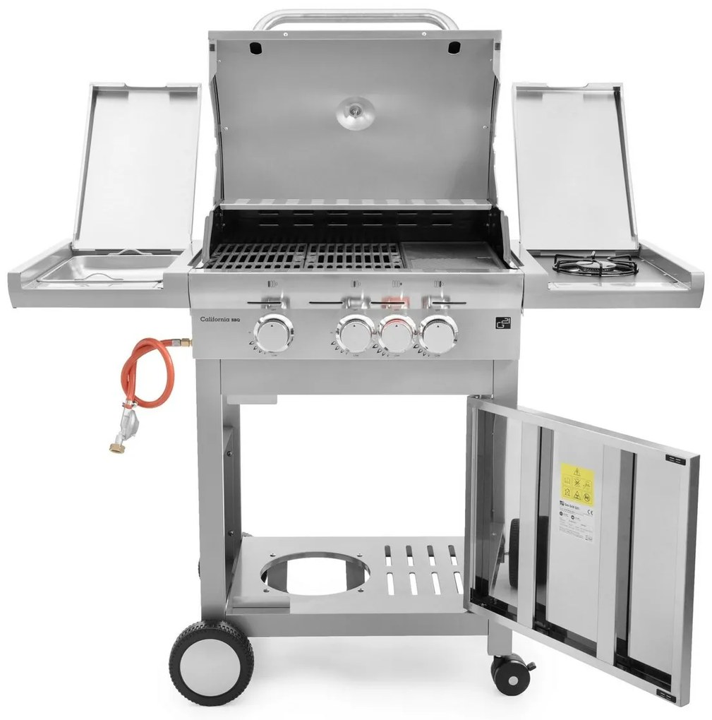Grill gazowy G21 California BBQ Premium line 4 palniki + gratis reduktor ciśnienia