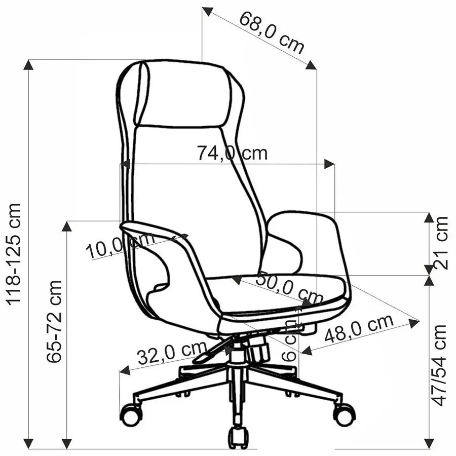 Fotel popielaty obrotowy do komputera F8-N06
