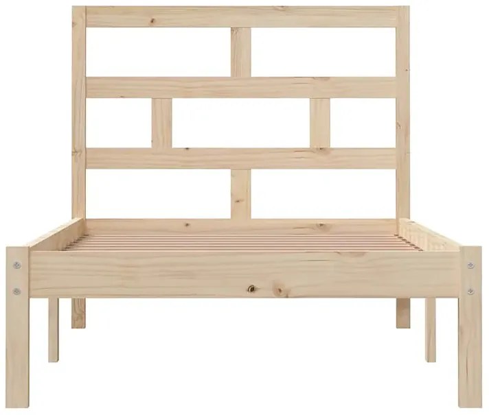 Pojedyncze łóżko z naturalnej sosny 90x200 - Adia 3X