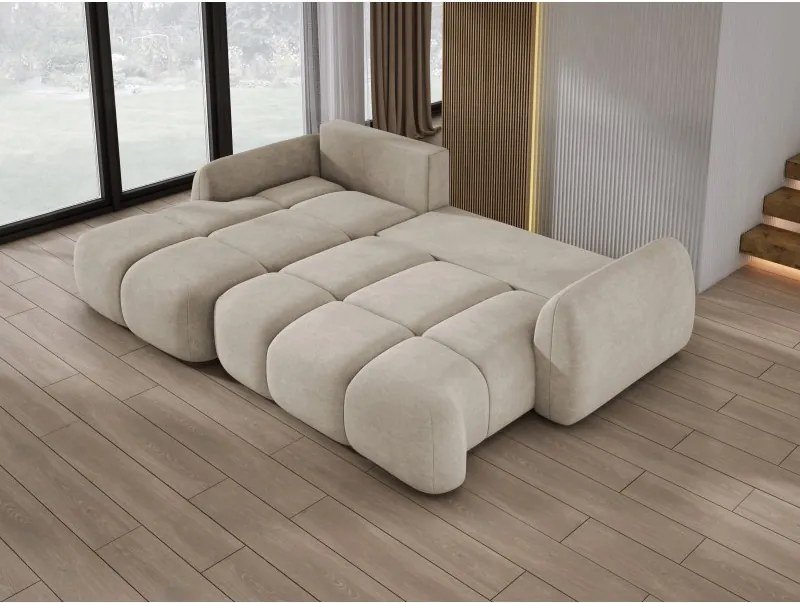 Narożnik COCO WIND z funkcją spania poduszkami i pojemnikiem CLOUD 03 WERSAL