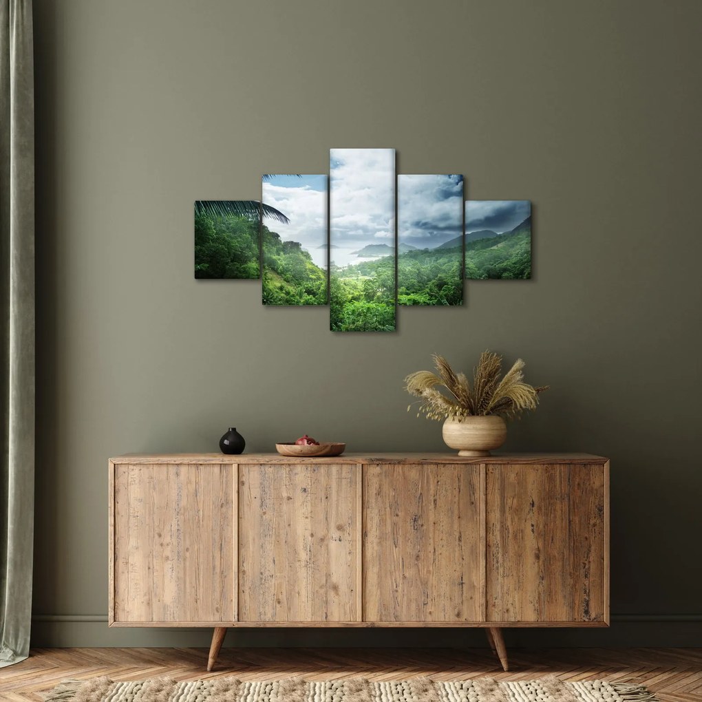 Obraz - Dżungla Seszeli (125x70 cm)