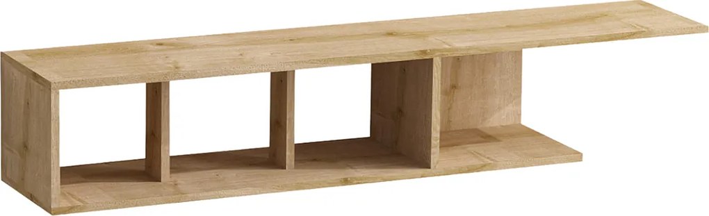 Stojak pod TV – 150 x 26 x 24 cm – Dąb szafirowy – Płyta wiórowa pokryta melaminą