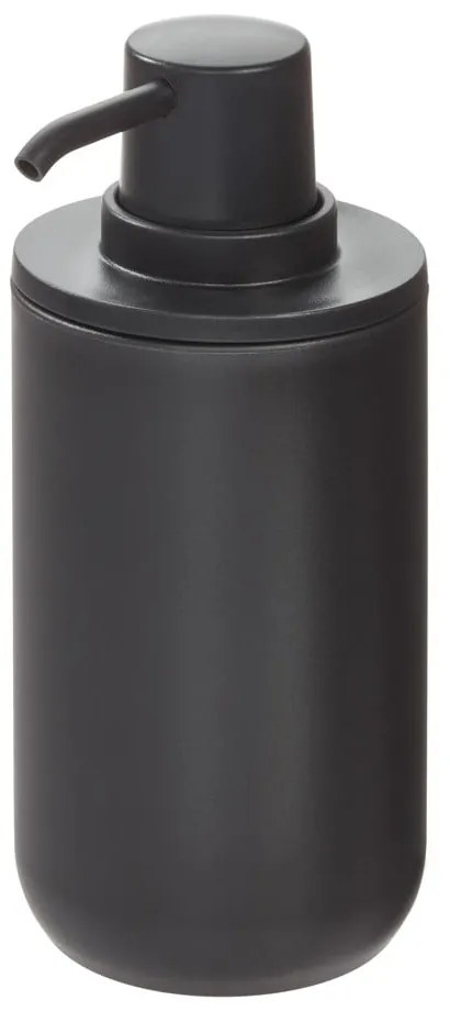 Czarny dozownik do mydła iDesign Cade, 335 ml