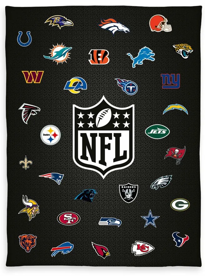 Herding Blanket NFL Wellsoft , 150 x 200 cm