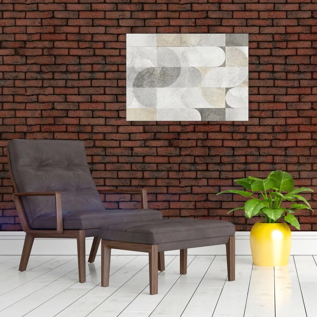 Obraz na szkle - Płytki (70x50 cm)