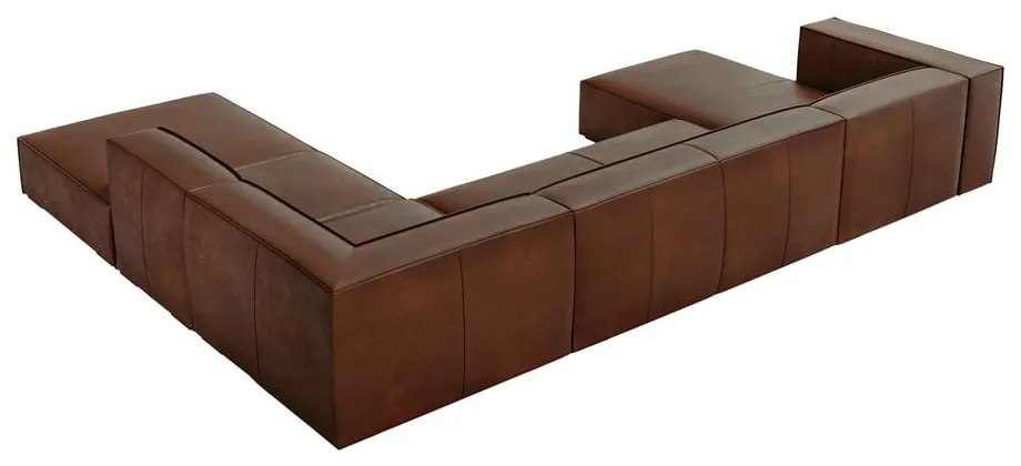 Koniakowy skórzany narożnik (prawostronny) Madame – Windsor &amp; Co Sofas