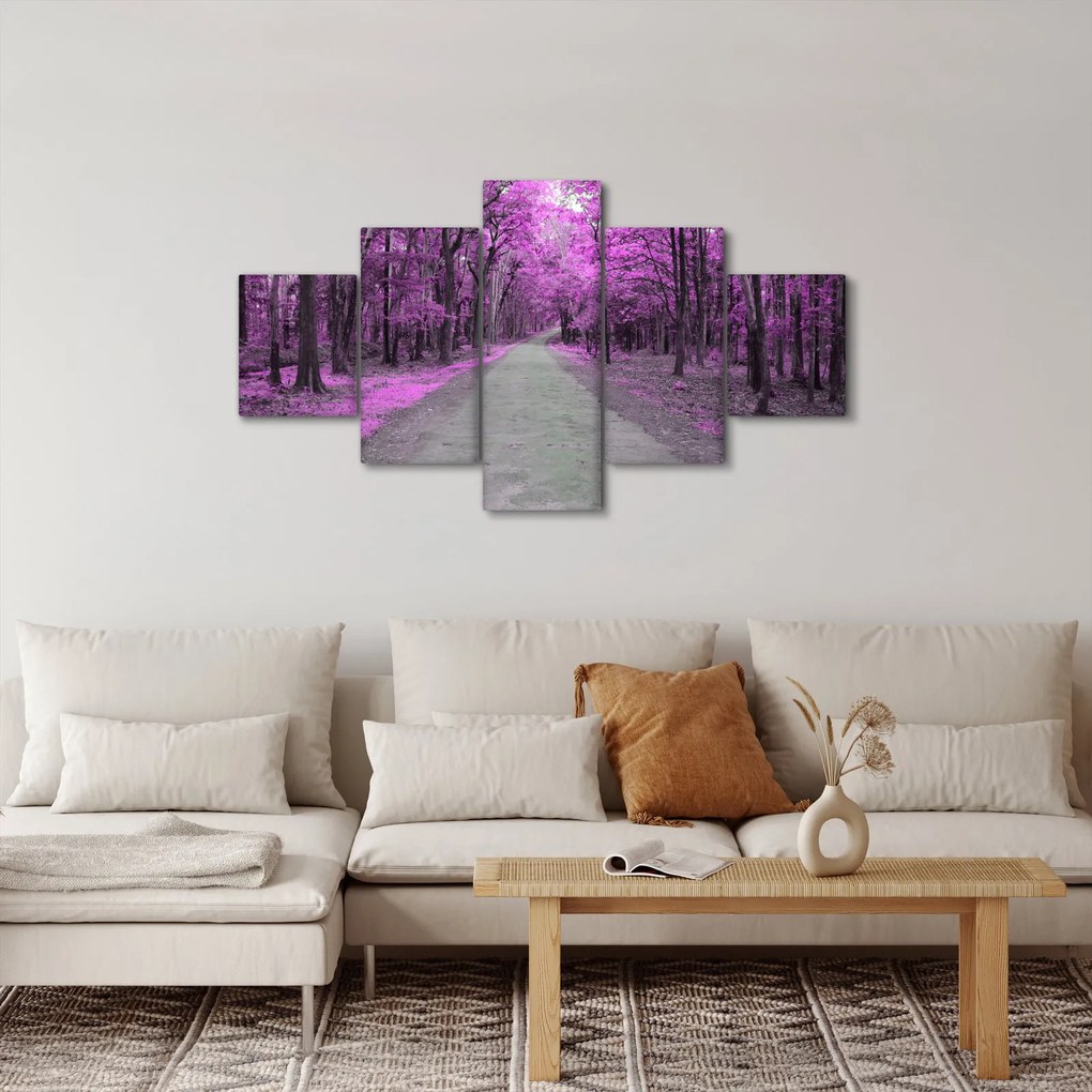 Obraz - Ścieżka przez park (125x70 cm)