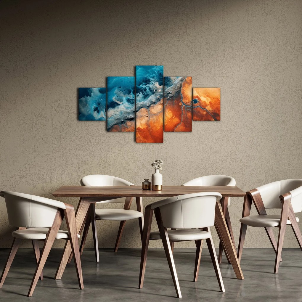 Obraz - Woda i ogień (125x70 cm)