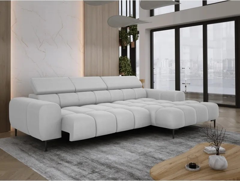 Narożnik PLAZA MINI Prawostronny w tkaninie SOLAR 80 WERSAL