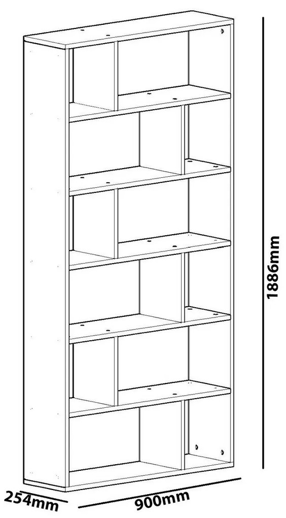 Biblioteczka Forme White