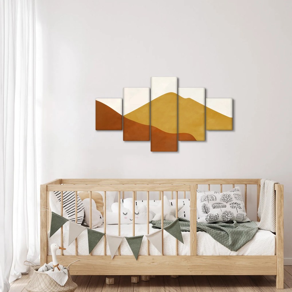 Obraz - Góry akwarelowe N⁰1 (125x70 cm)