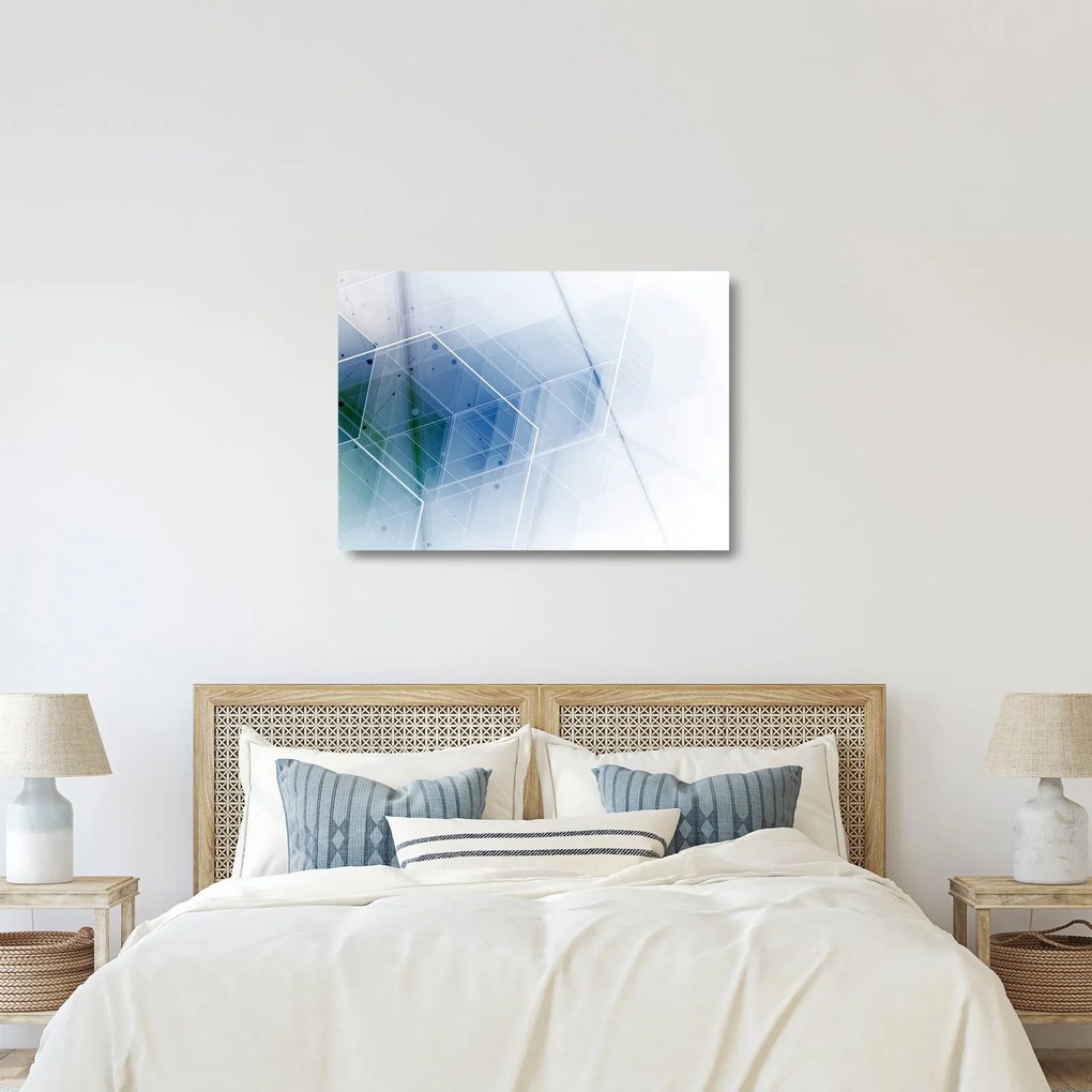 Obraz na szkle - Kształty geometryczne (70x50 cm)