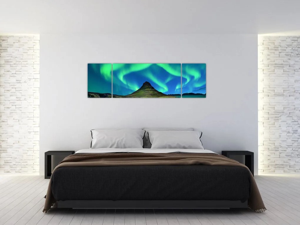 Obraz - Kirkjufell, Islandia (170x50 cm)