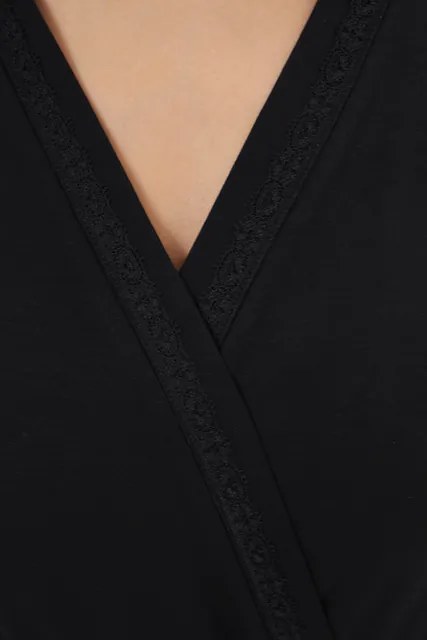 Koszula nocna damska ERICA ze szlafrokiem Różowy M