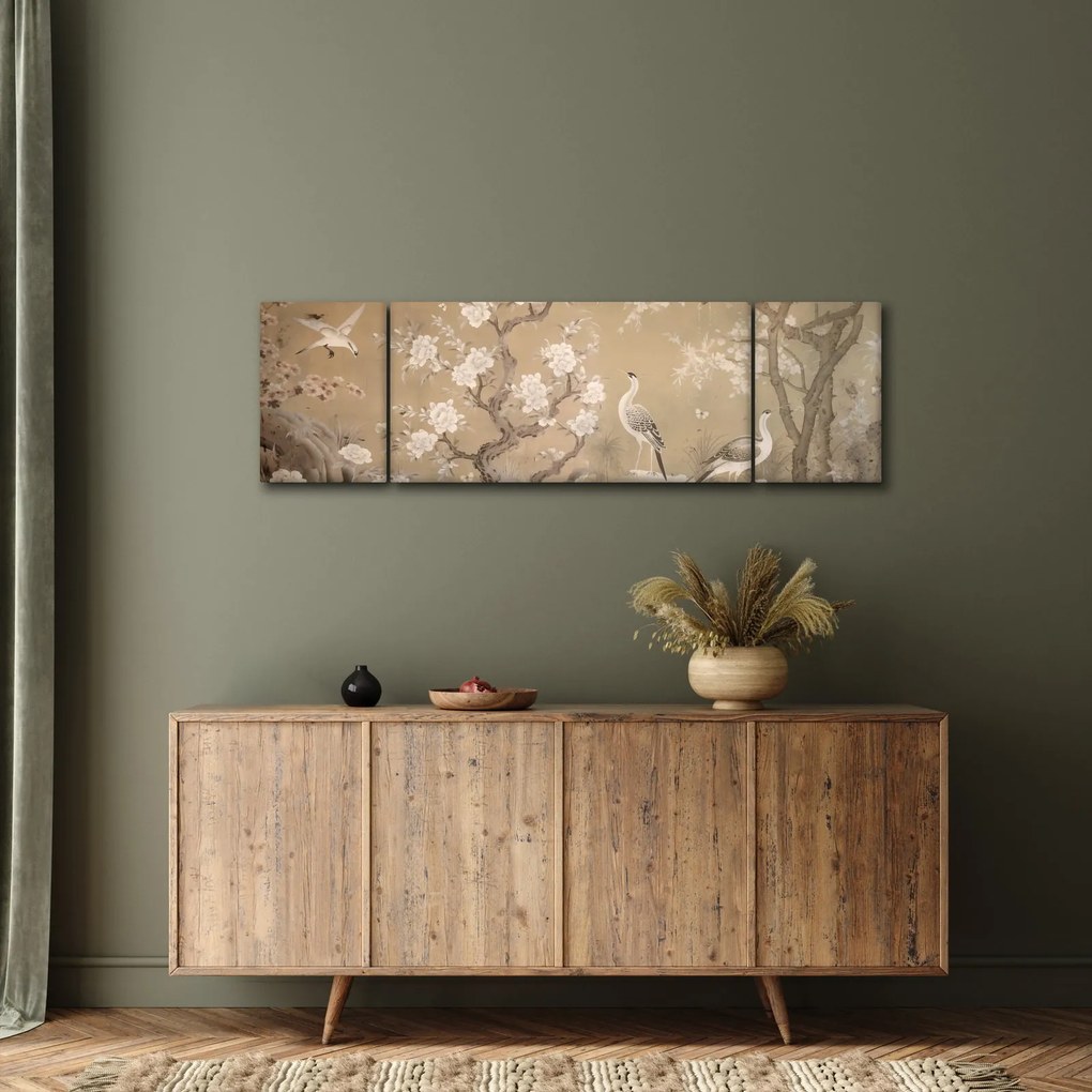 Obraz - Japoński krajobraz z kreskówki (170x50 cm)