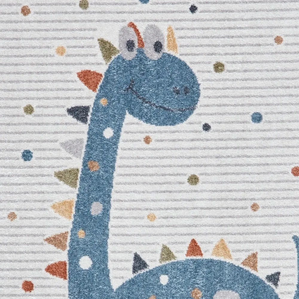 Niebiesko-jasnoszary dywan dziecięcy 120x170 cm Vida Kids Dinosaur – Think Rugs