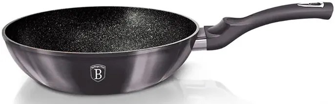 Aluminiowy wok z potrójną powłoką granitową 28cm - Poveks 6X