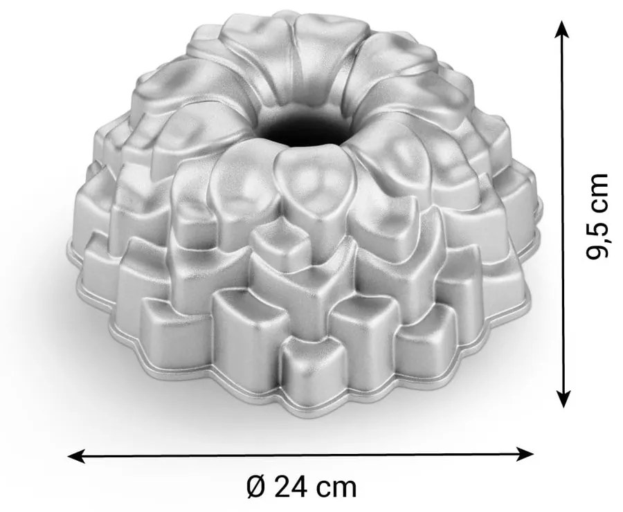 Metalowa forma do pieczenia babki Delícia – Tescoma