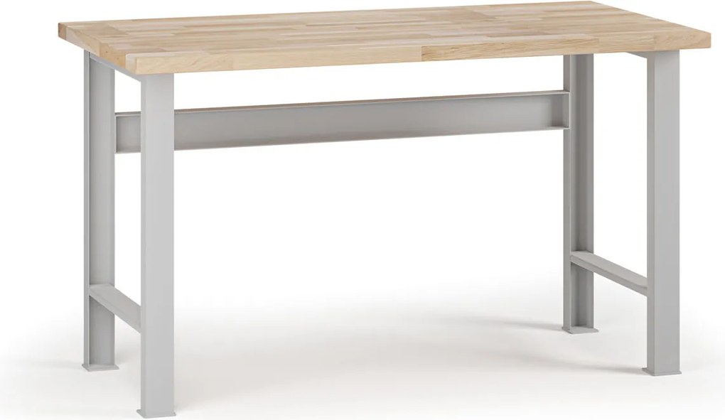 Stół warsztatowy G7, blat bukowy, 1500 x 800 x 840 mm