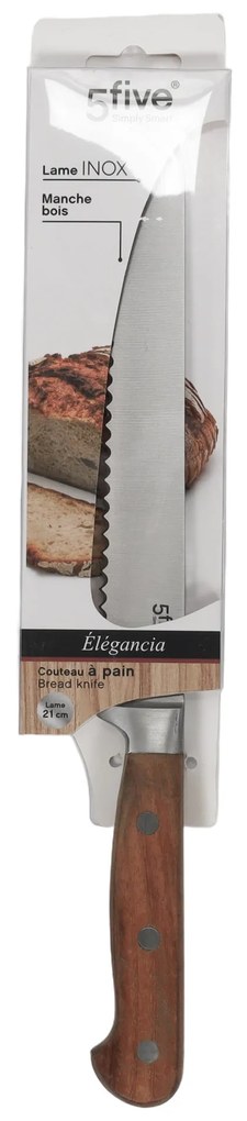 Nóż do krojenia chleba ELEGANCIA, stal nierdzewna, 33 cm