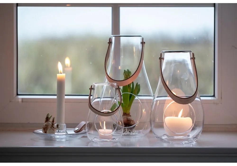 Szklany lampion Design with Light – Holmegaard