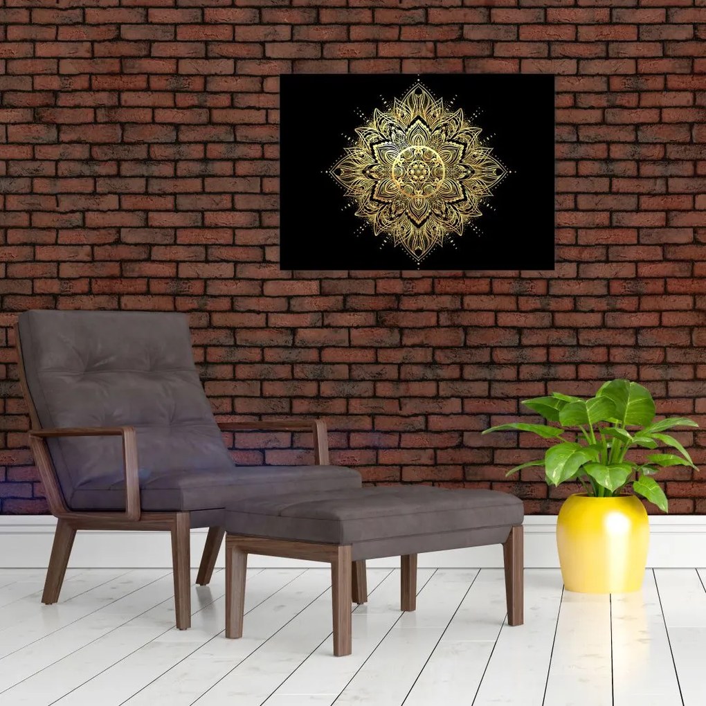 Obraz na szkle - Mandala bogactwa (70x50 cm)