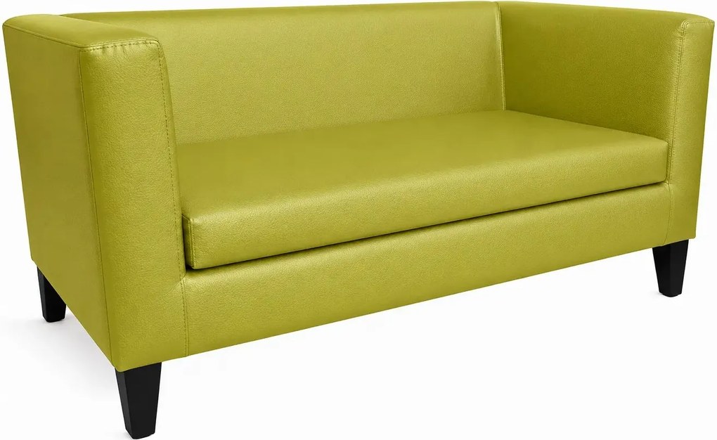 Sofa Monaco : Kolor nogi - Venge, Kolor tkaniny - EKO-SKÓRA - 5D, Typ tkaniny - Eko-skóra , Wysokość nogi - 15 cm