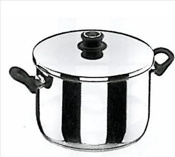 Marmite Studio 20 cm Inox 18/10 z Pokrywką i Ergonomiczną Rączką