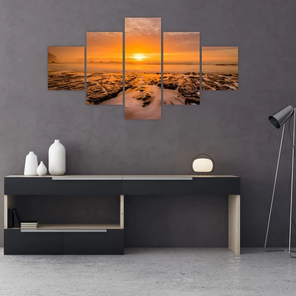 Obraz zachodu słońca (125x70 cm)