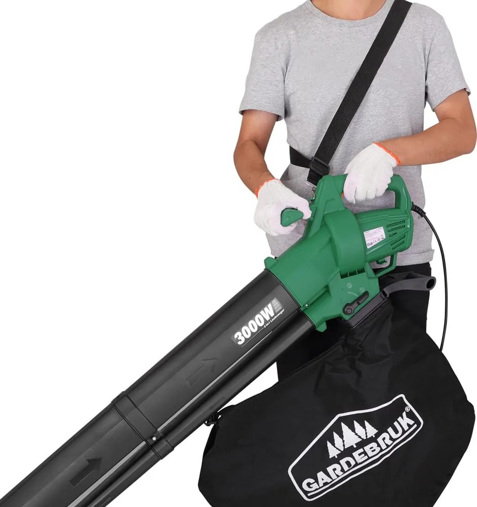 Elektryczny odkurzacz do liści wolf, 3 w 1 Gardebruk