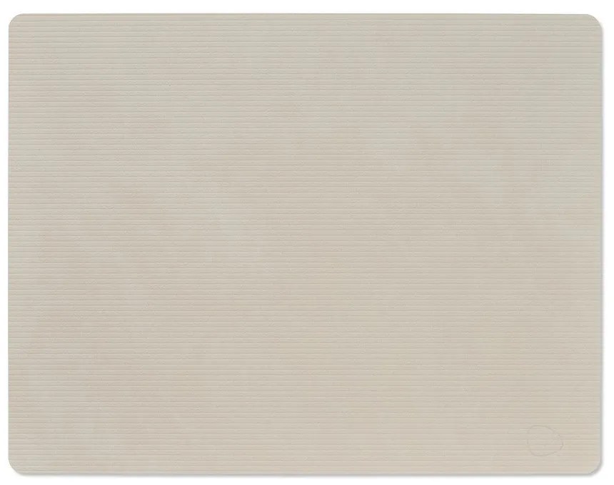 Mata stołowa ze skóry ekologicznej 35x45 cm Square L Corduroy – LIND DNA