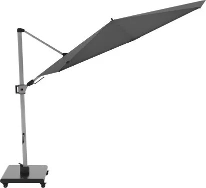 HYPERION 340 PRESTIGE – luksusowy huśtawkowy parasol ogrodowy z bocznym drążkiem : Kolor parasola - Ciemnoszary
