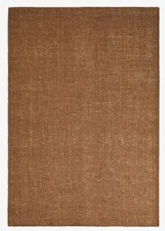 Prostokątny Dywan Z Wełny I Juty Wamba Marrón Caramelo & 160 X 230 Cm - Sklum