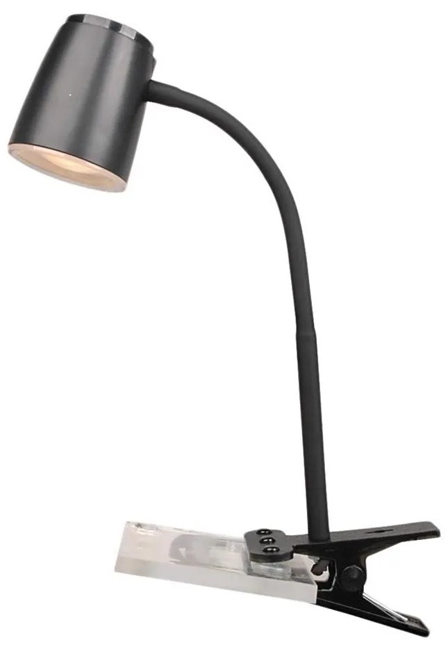 Top Light Mia KL C - LED Lampa z klipsem LED/4,5W/230V czarna