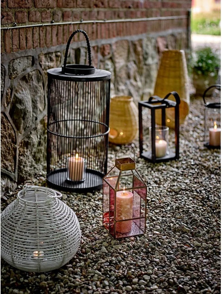 Szklany lampion (wysokość 34 cm) Drew – Bloomingville