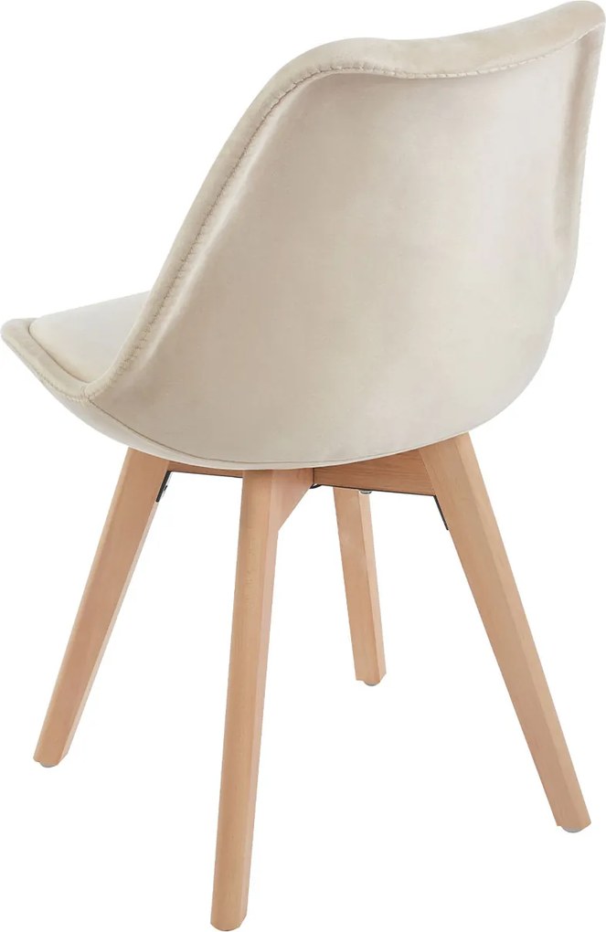 Zestaw 4 Krzese Synk Aksamitne