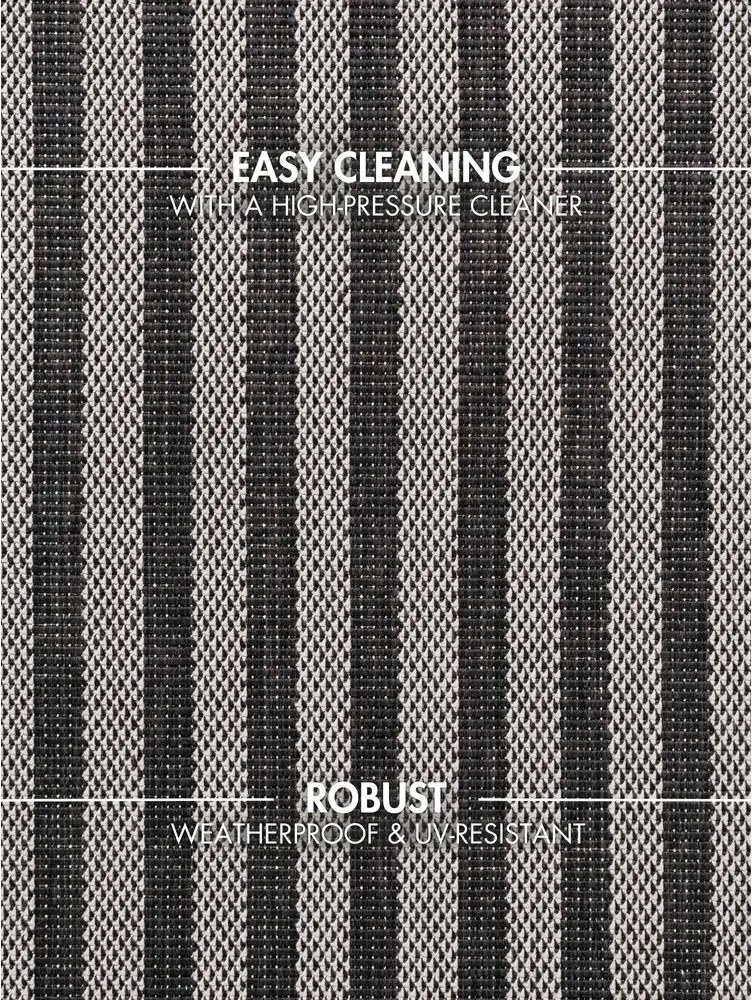 Czarno-kremowy dywan odpowiedni na zewnątrz 120x170 cm Haringey Linley – Ted Baker