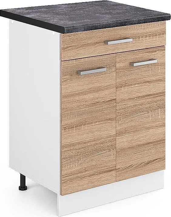 Szafka dolna do kuchni sonoma 60x60x81.6 r-line