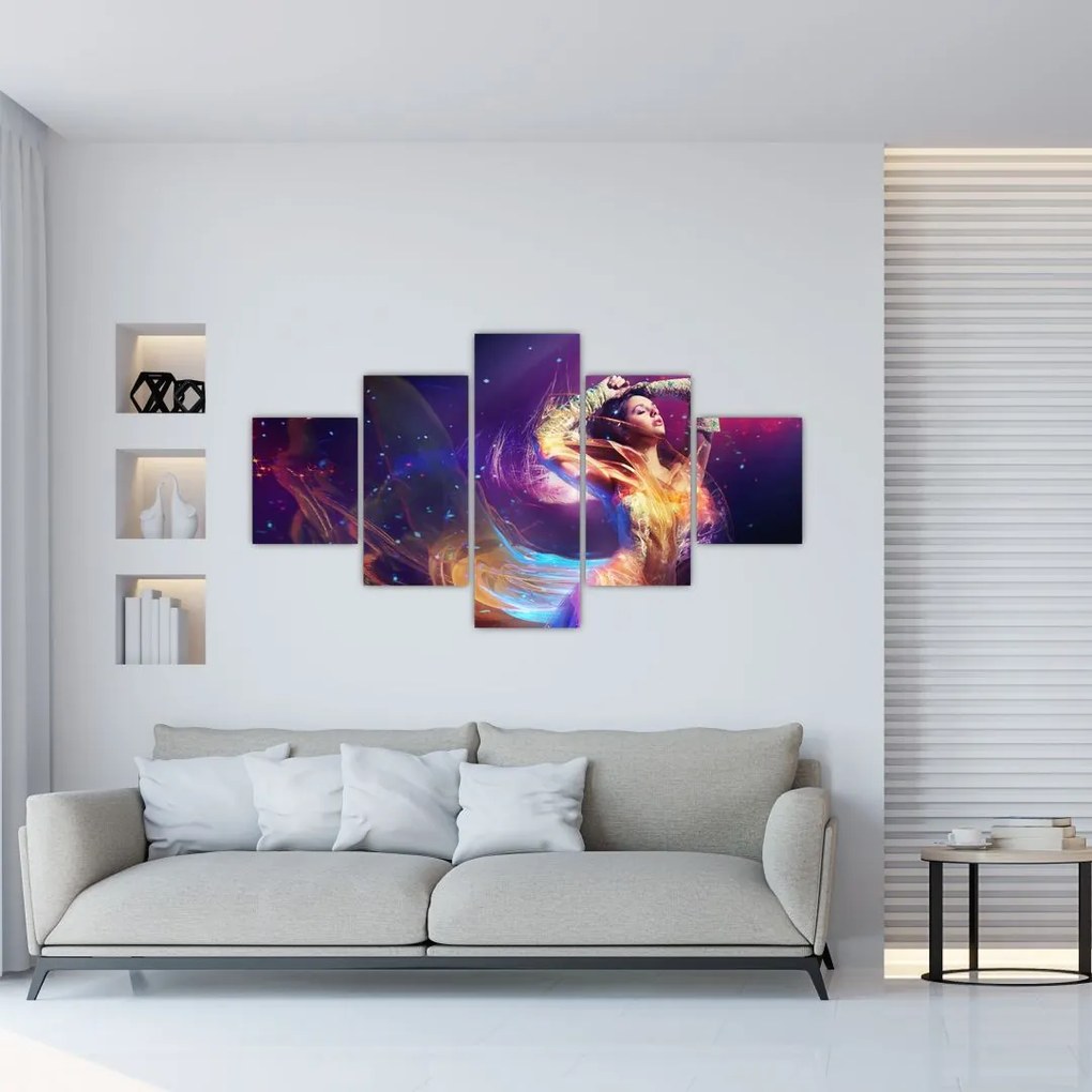 Obraz mistycznej kobiety (125x70 cm)
