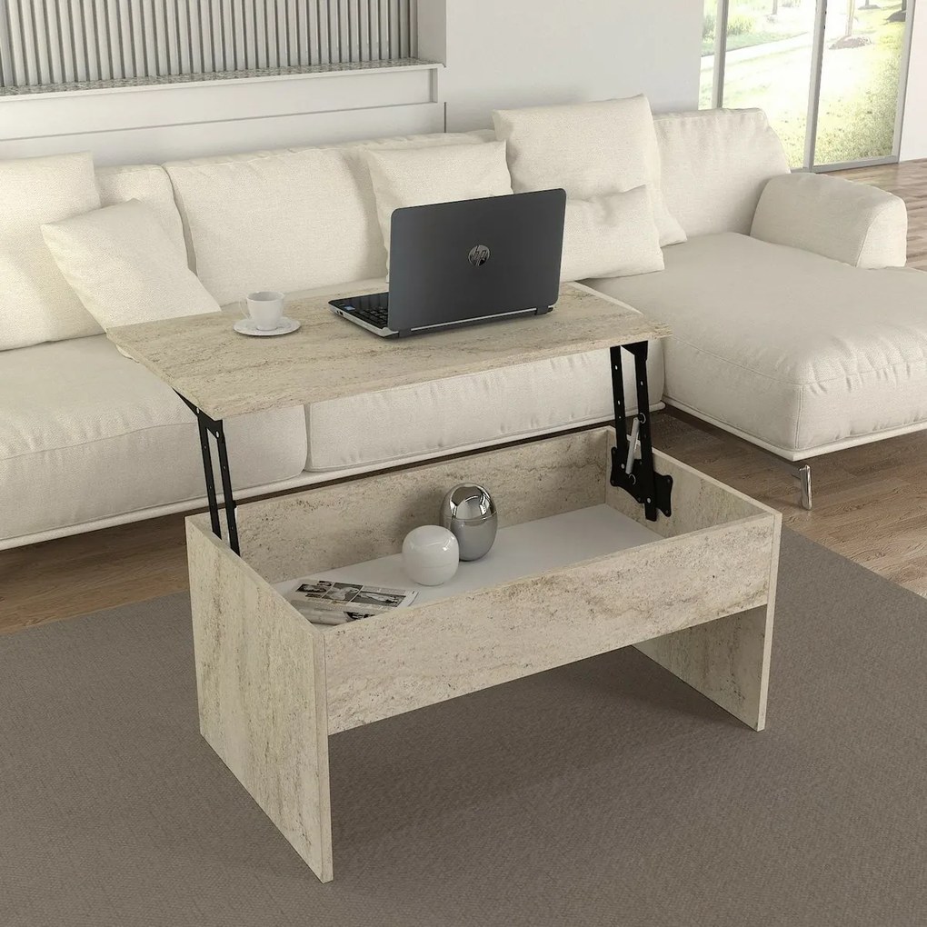 Stolik konferencyjny Akilli Travertine