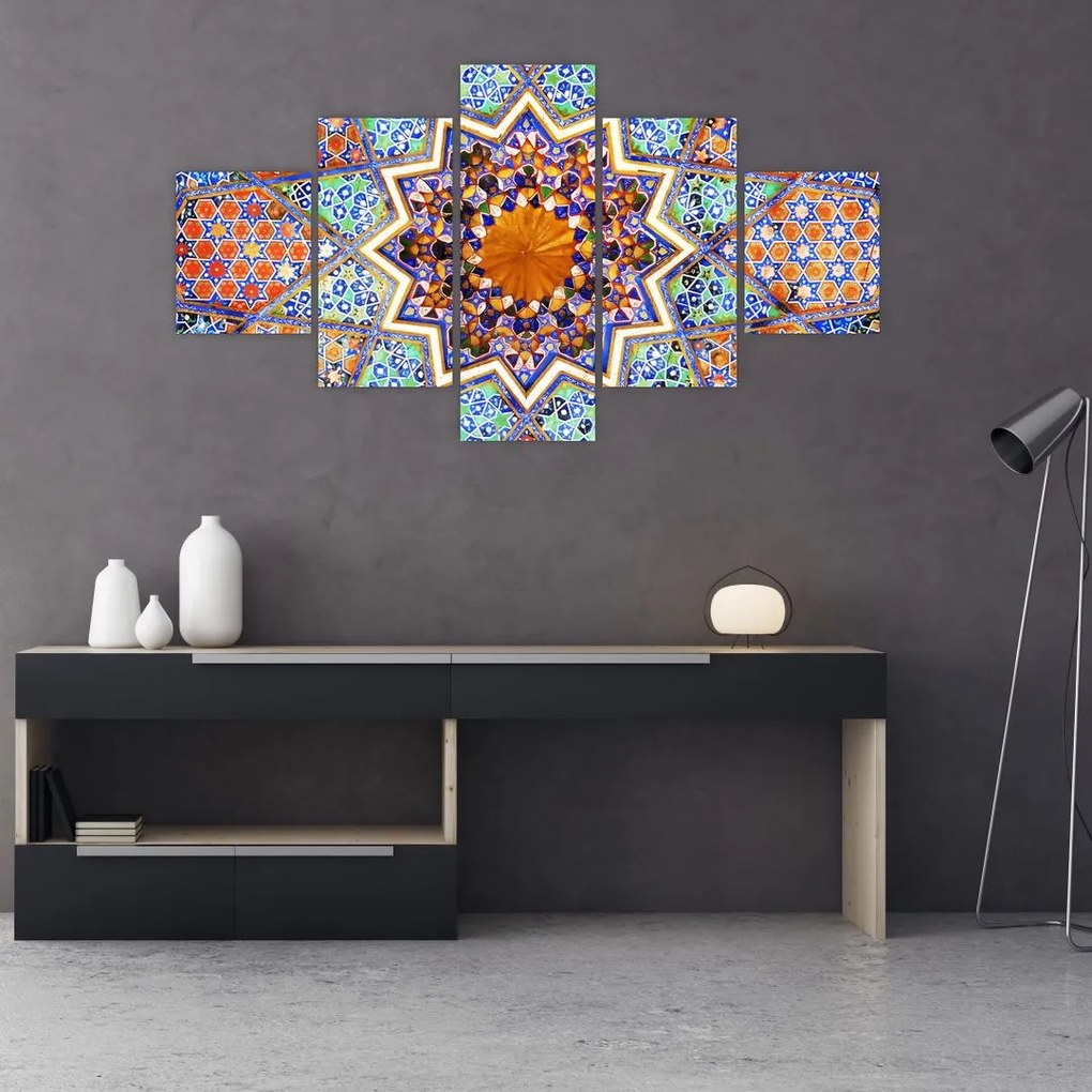 Obraz mozaiki (125x70 cm)